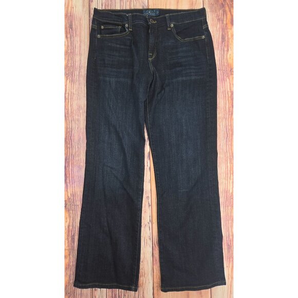 Lucky Brand Easy Rider Dark Wash Jeans 12/31 (32/32) - Picture 1 of 9